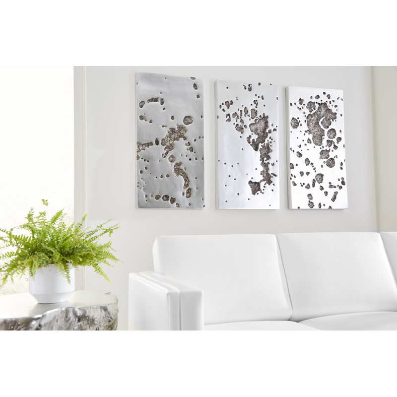 Splotch Wall Décor, Silver