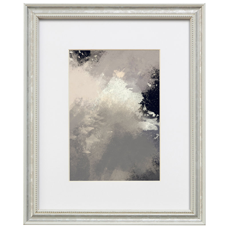 Cadre photo Avarika, Blanc antique, 20 po x 30 po emmêlé à 16 po x 24 po