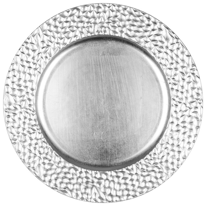 Chargeur en plastique 13 po, Argent