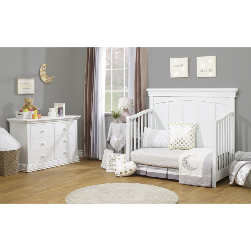 Lit de bébé convertible 4-en-1 Modesto