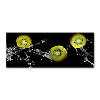 Kiwi And Water - Wrapped Canvas Print