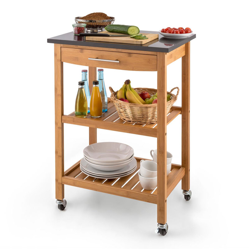 Granite Top Kitchen Cart
