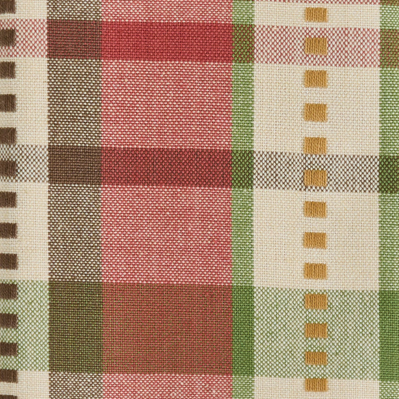  Ensemble de 4 serviettes de table Winfield, Carreaux rouges