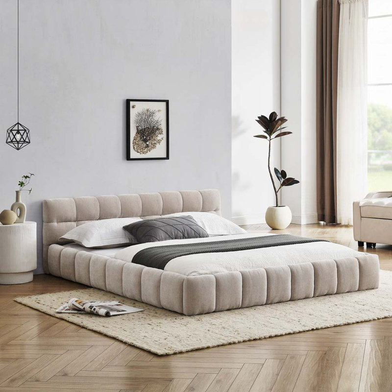 Lit Chenille, Beige, Grand