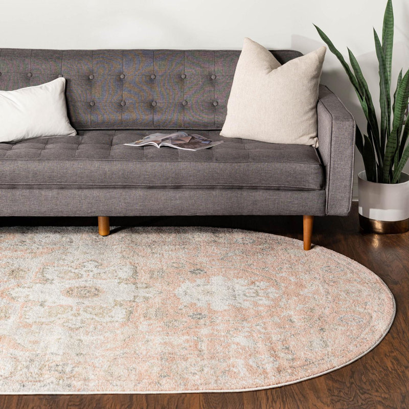 Longwell Oriental Indoor Rug, Oval 7'10" x 10'
