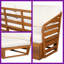Canapé modulaire d'extérieur en bois d'acacia toutes saisons | Siège moderne moderne avec coussins résistants à l'eau et finition en teck