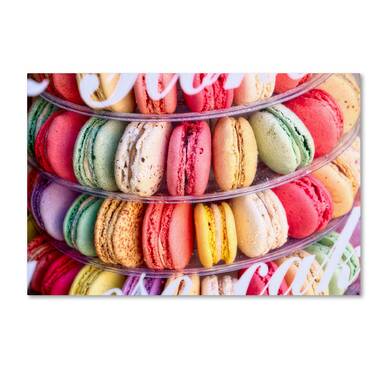 4 Marque-verre Pince-nappe macaron turquoise