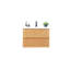 Base de meuble-lavabo simple 30 po fixée au mur seulement-57912230