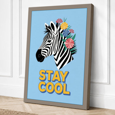 Stay Cool Zebra Modern - Print