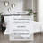 Pointehaven White Velvet Oversized Diamond Quilt Set, Twin/Twin Extra Long-117339332-117339335