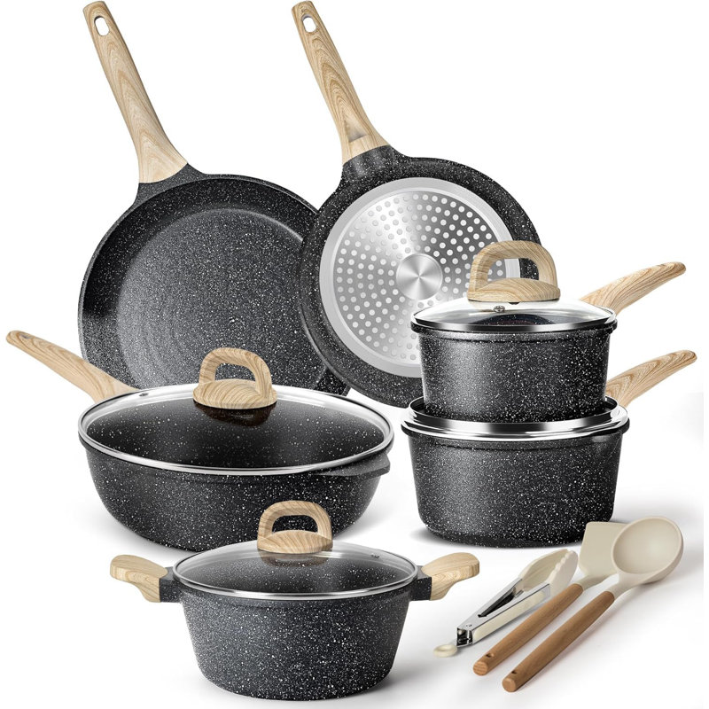 batterie de cuisine de 9 pièces