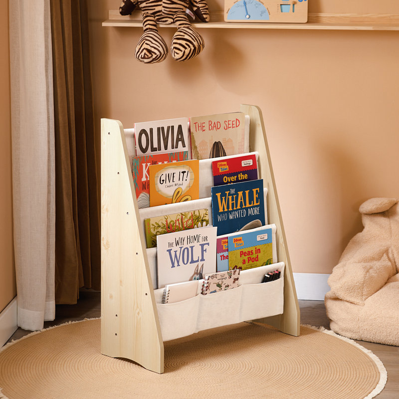 Flynt 63cm W Kids Book Display, Natural