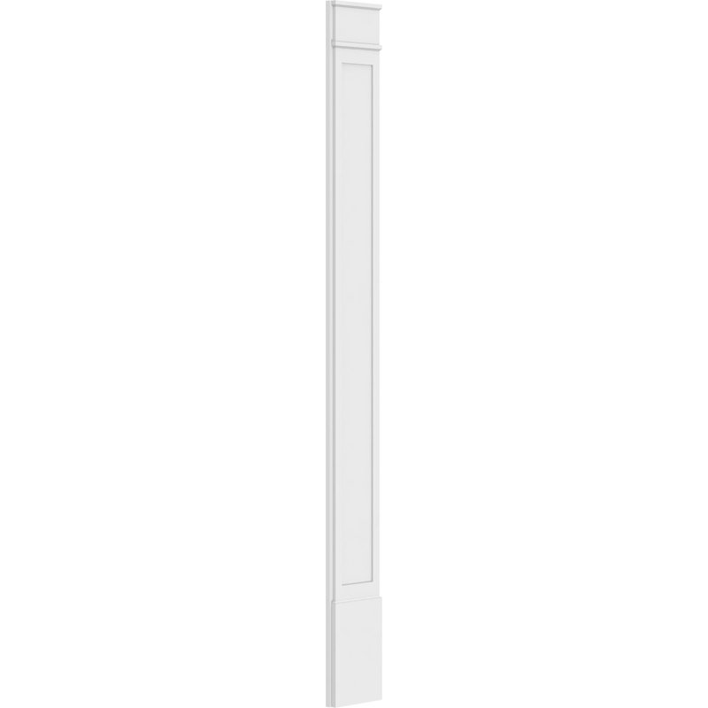 Pilâtre en PVC TruCraft (la paire), Base et chapiteau décoratifs, H 120 po x l 8 po x P 2 po