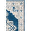 Tapis oriental bleu marine / crème Aurelle-32706526