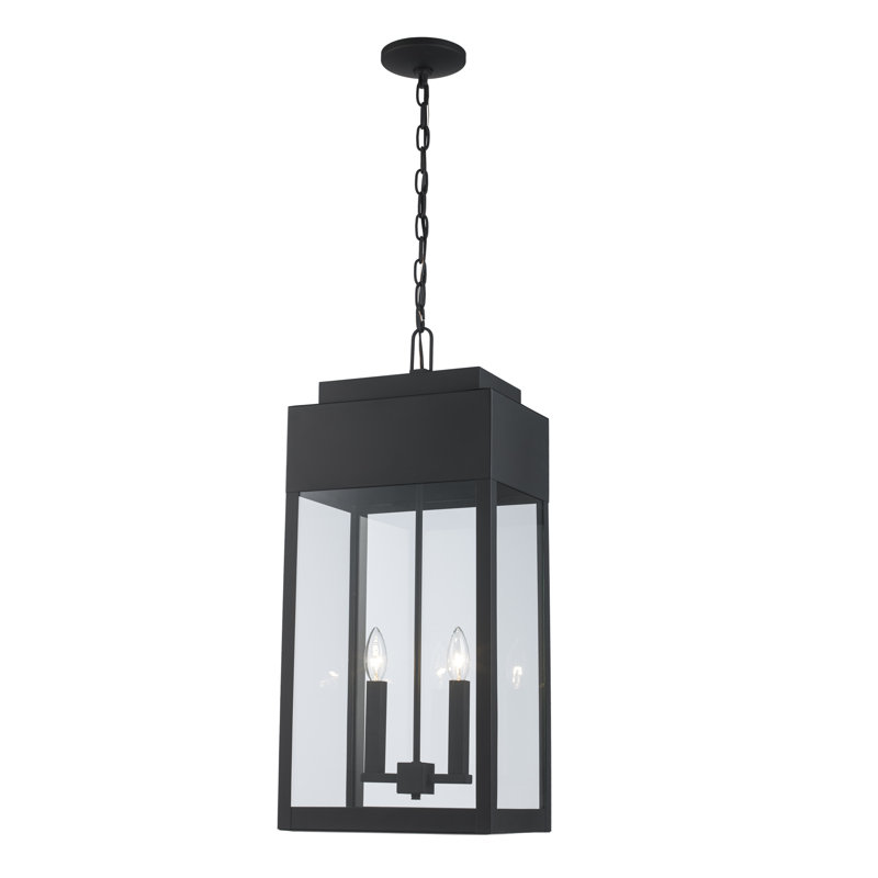 Archelle 2 - Light Outdoor Hanging Lantern, 61.7" H x 10" W x 7" D