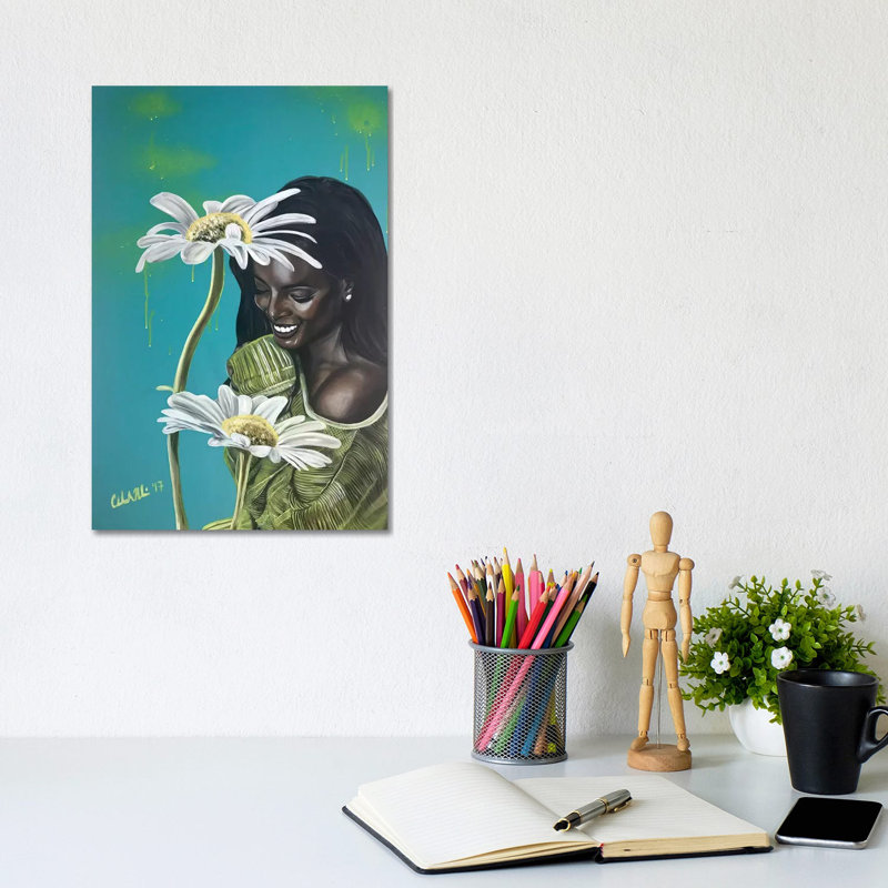 I'm So Happy by Stina Aleah - Wrapped Canvas Gallery-Wrapped Canvas Giclée, 30.48cm H x 20.32cm W x 1.91cm D