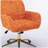 Artificial rabbit hair Home Office Chair with Metal Base, Adjustable Desk Chair Swivel Office Chair, Vanity Chair-766076666