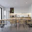 Table de salle à manger moderne extensible, d'une longueur de 23,62 po à 118 po, pouvant accueillir de 2 à 10 personnes, plateau de table en panneau de fibres à densité moyenne avec cadre de support en métal robuste, pour petits appartements et grands rassemblements (bois antique)-986500966