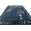 Art Deco Hand Knotted Wool Floral Area Rug-112060383