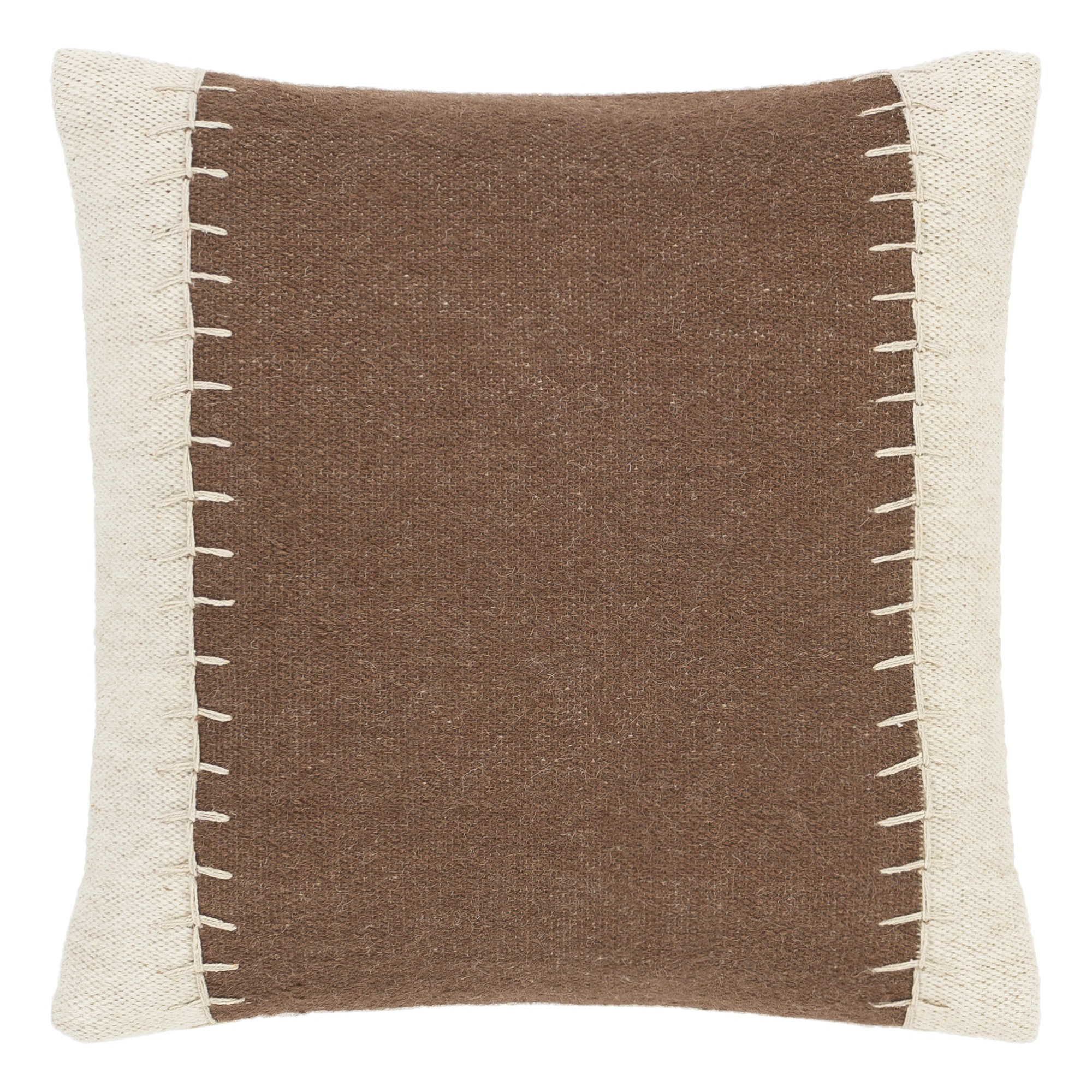Nolea Throw Pillow, Down, Brown