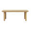 Acacia Wood Outdoor Square Coffee Table