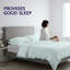 Ensemble de housse de couette 100% coton 3 pièces Beddora - Doux, respirant, literie de qualité hôtelière avec fermeture à boutons, contexture de 200 fils, avec housse de couette et taies décoratives-112750904-112750903
