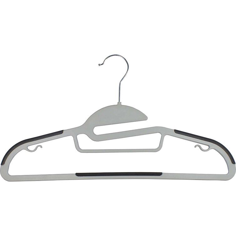 Source Hot Sale white cheap Plastic Clothes Hanger Slim space saving White  shirt Hangers on m.