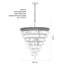 Luminaire suspendu 12 lumières Metropolitan Aurelia's Cove