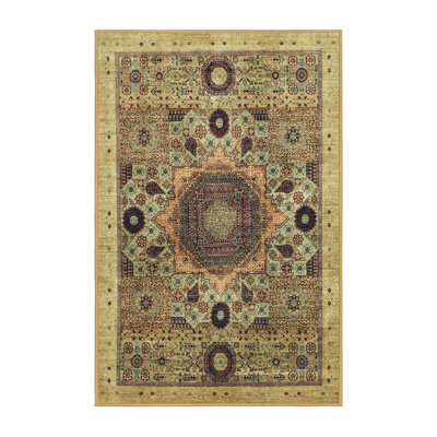 Tapis décoratif multicolore à motif abstrait