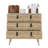 Dresser Magness, Bedroom, White / Macadamia