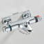 Akie 2 Handle Wall Roman Tub Faucet Bath Filler with Diverter