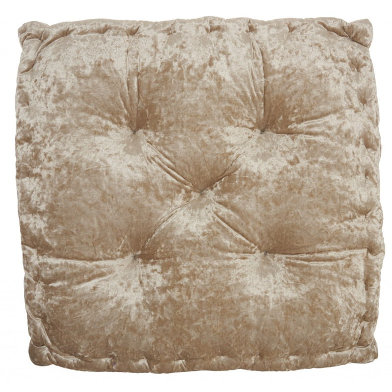 Coussin de siège intérieur soyeux, Beige