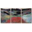 «Poppy Field In Giverny» par Monet, encadré sur toile, 3 pièces-73706474-73706475