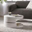 Petite table basse pivotante modulaire circulaire