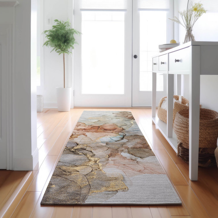 Premium Machine Washable Cerrito AMF520 Beige Rug