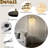 Eby 4-light 70'' Modern Coastal Aged Brass Natural Capiz Shell Tiered Floor Lamp With Black Marble Base Glam For Girls Room Living Room Dining Room