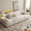 White Polyester 3 - Piece Living Room Set