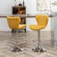 Tabouret de bar rotatif à hauteur ajustable Laronzo-718834995