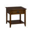 Table de bout avec rangement Vikesh