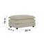 Canapé modulaire modulaire pour le salon, canapé en U convertible 5 places avec 1 repose-pieds, chenille-962137632