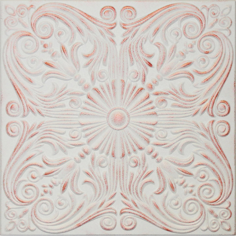 20X20 Styrofoam Ceiling Tiles Glue-Up Decorative Panels For Easy Diy Install, Home & Basement Renovation. R39 Victorian, Lot/8
