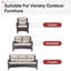 Ensemble de coussins pour chaise de patio en osier Carolina-109727610-101054796
