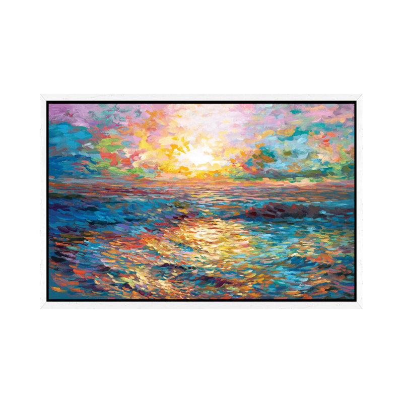 Print on Canvas, White Floater Framed, 45.72cm H x 66.04cm W x 3.81cm D
