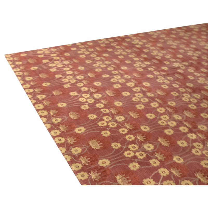 Hand Knotted Area Rug in Red