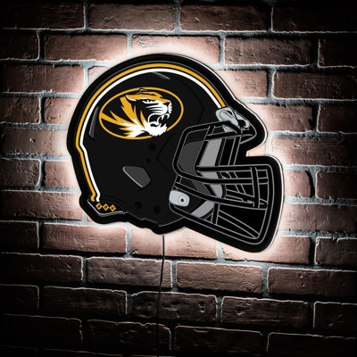 NCAA Team Helmet Shaped LED Lighted Wall Sign