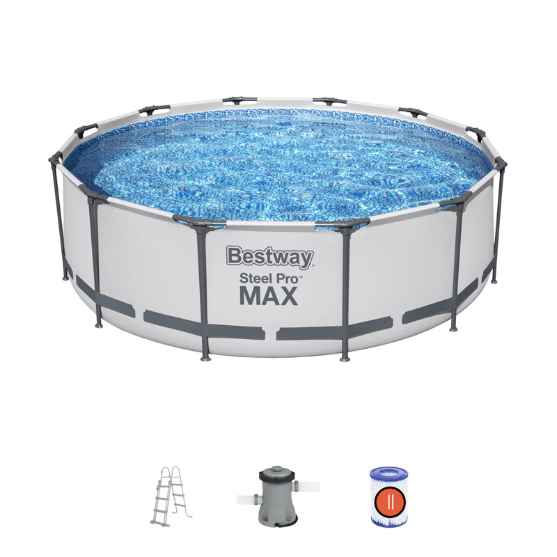 12' x 39.5" Steel Pro Frame Pool Set