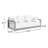Melrose 76.55" Wide Outdoor Patio Sofa with Cushions