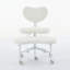 Chaise de méditation Plus, chaise à pieds croisés avec roulettes, chaise TDAH, chaise de bureau Criss