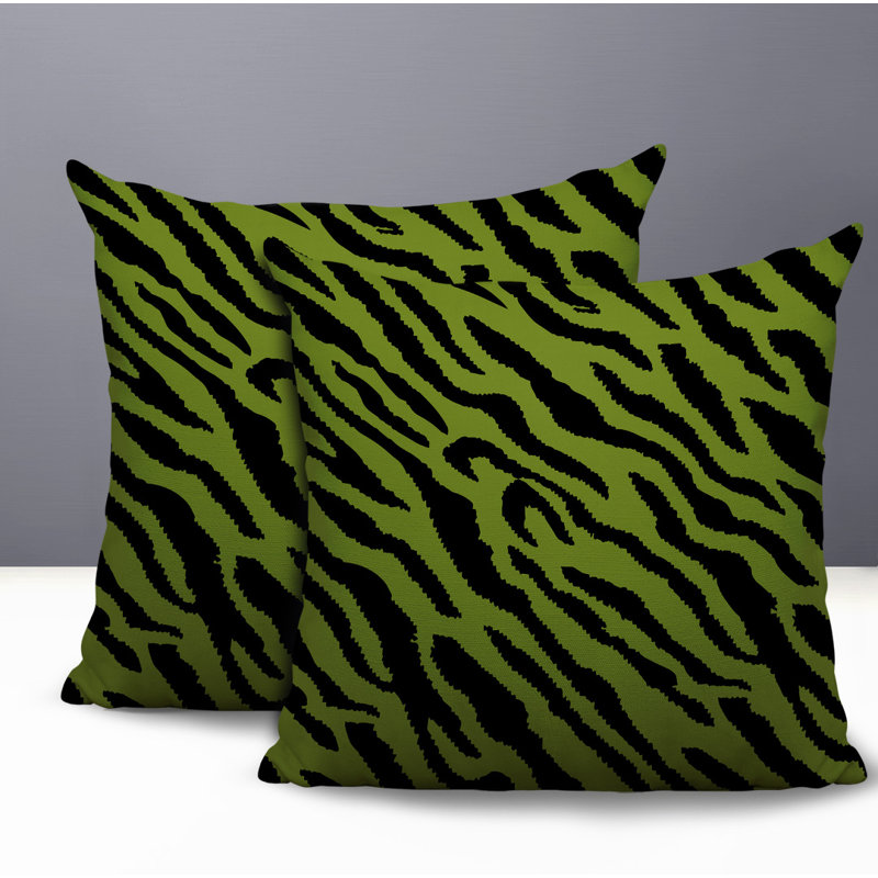 Coussin intérieur / extérieur Valerie, 18x18, Chartreuse