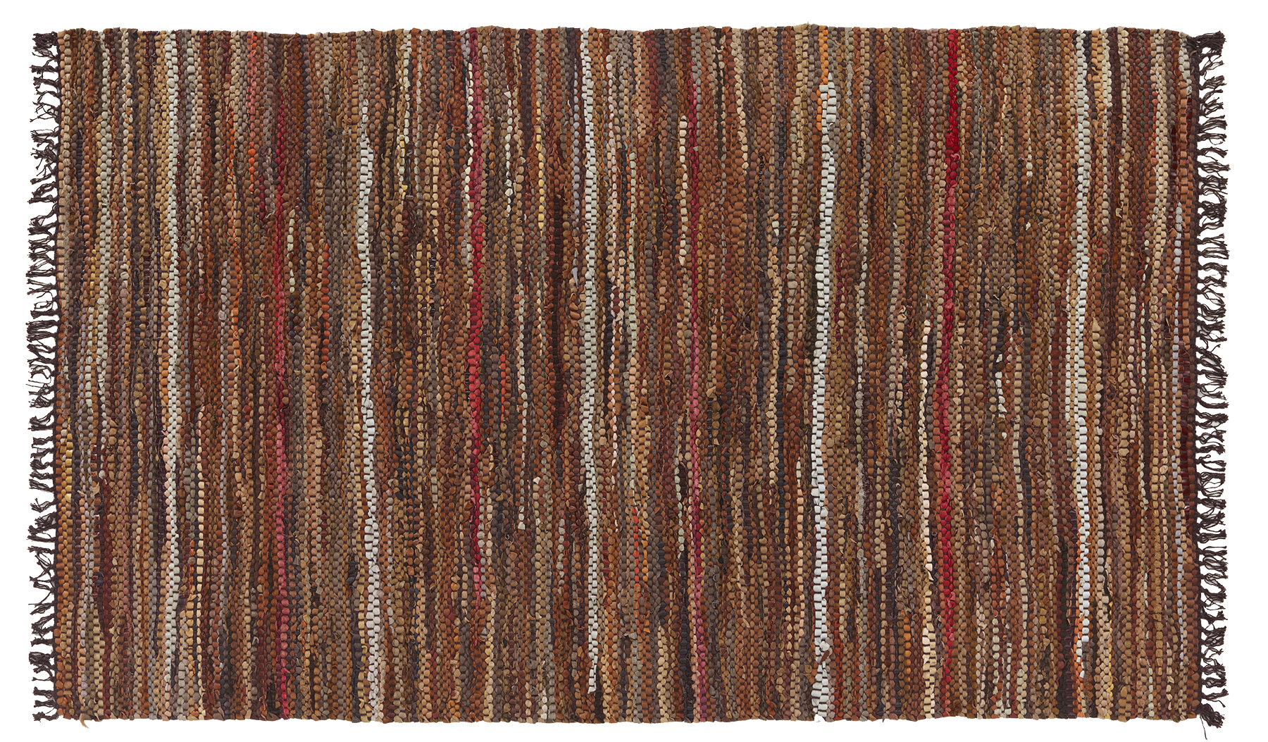 HFLT Tucson Leather Striped Rug & Reviews | Wayfair